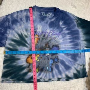 Prince Tops - Prince Purple rain tie dye crop tee Prince Tops - Prince Purple rain tie dye crop tee